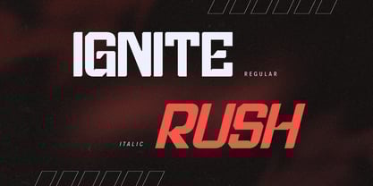 Sport Formula Font Poster 13