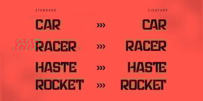 Sport Formula Font Poster 14