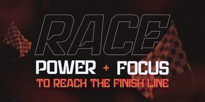 Sport Formula Font Poster 5