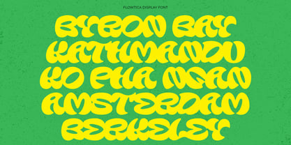 Flowtica Font Poster 7