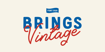 Brings Vintage Font Poster 1
