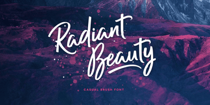 Radiant Beauty Font Poster 1
