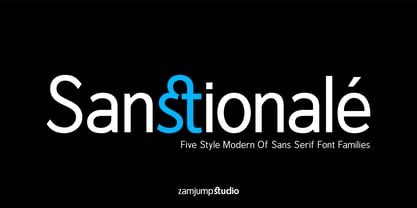 Sanstionale Font Poster 1