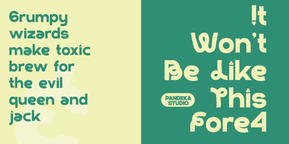 Okina Font Poster 6