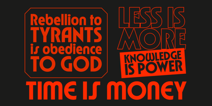 Queen Ombre Font Poster 11