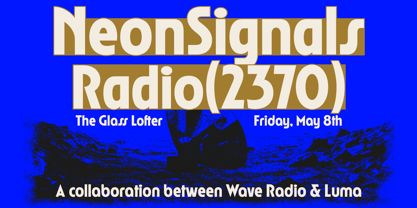 Queen Ombre Font Poster 3