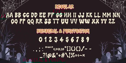 Retro Bloodline Font Poster 10