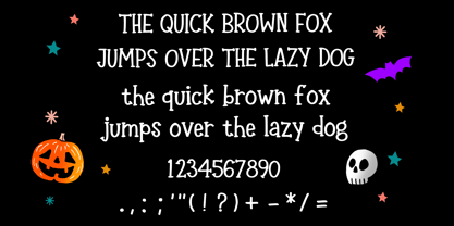 Jack O Lantern Halloween Font Poster 4