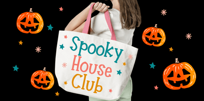 Jack O Lantern Halloween Font Poster 2