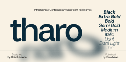 Tharo Font Poster 1