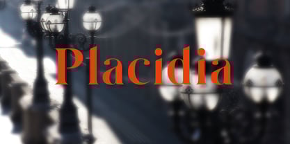 Placidia Font Poster 1