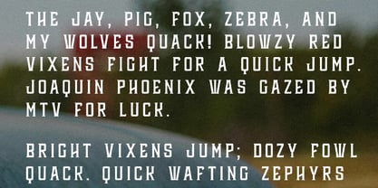 Outrider Font Poster 7