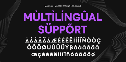 Malking Font Poster 11