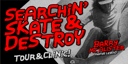 Crazy Cool Font Poster 3