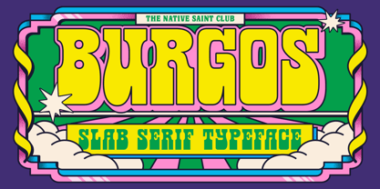 Burgos Font Poster 1