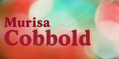 Murisa Cobbold Font Poster 1
