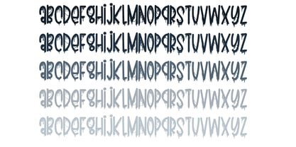 ZP Ectoplasm Font Poster 5