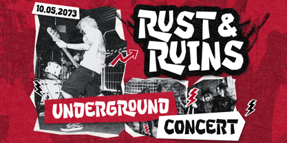 Ronk Tuloki Font Poster 3