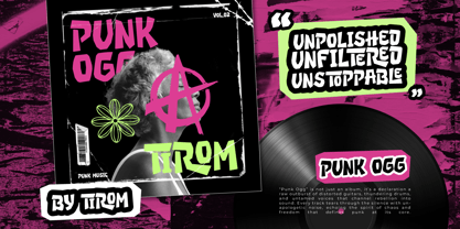 Ronk Tuloki Font Poster 4