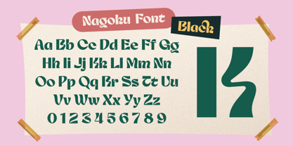 Nagoku Font Poster 6