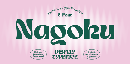 Nagoku Font Poster 1