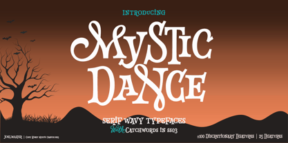 Mystic Dance Font Poster 1