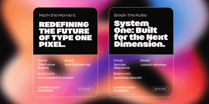 Merica Futurist Variable Font Poster 5
