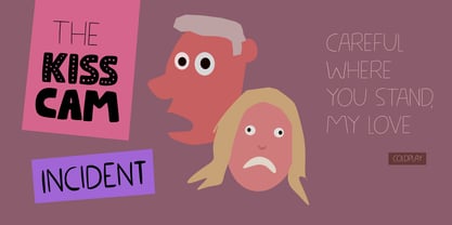 Kissy Face Font Poster 6