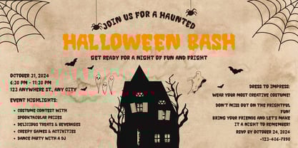 Witchcrawl Font Poster 10