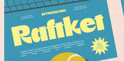 Raftket Font Poster 1