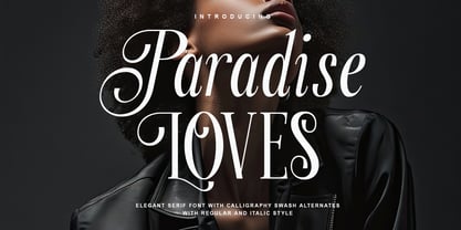 Paradise Loves Font Poster 1