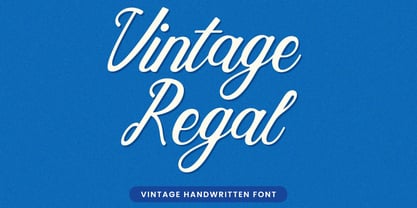 VintageRegal Font Poster 1