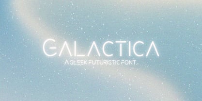 Galactica Font Poster 1