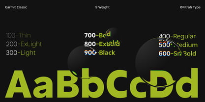 Garmit Classic Font Poster 10