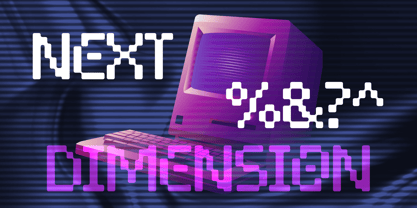 Dotmax Font Poster 2