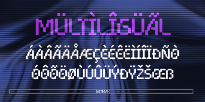 Dotmax Font Poster 4