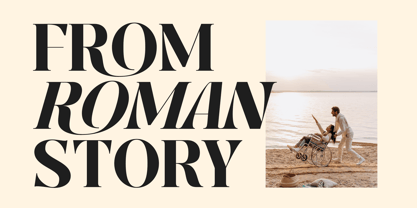Roxaine Serif Font Poster 6