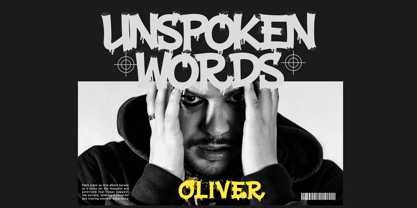 Stain Street Font Poster 3