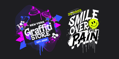 Stain Street Font Poster 7