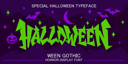 Ween Gothic Font Poster 2