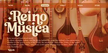 Kalimb Font Poster 3