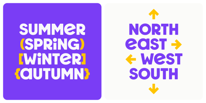 LT Shuffle Font Poster 9