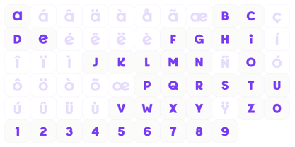 LT Shuffle Font Poster 8