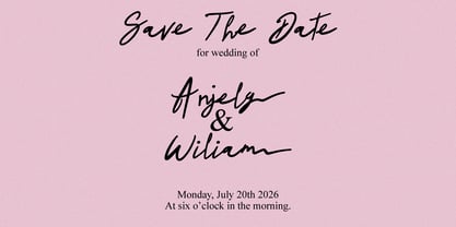 Solaria Signature Font Poster 2