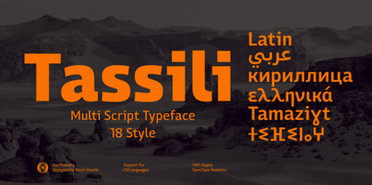 Tassili Font Poster 1