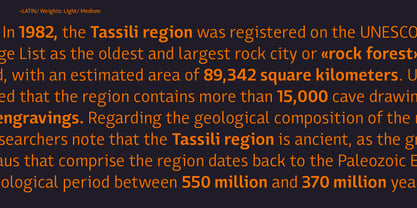 Tassili Font Poster 11