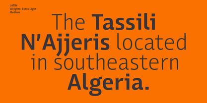 Tassili Font Poster 10