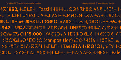 Tassili Font Poster 9