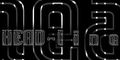 Verismo Neon Font Poster 6