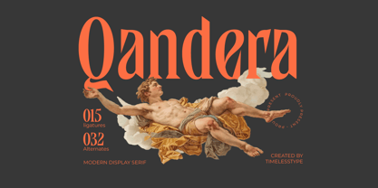 Qandera Font Poster 1